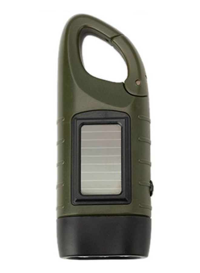 NIBEMINENT Solar Power Hand Crank LED Flashlight 15.00X6.00X4.00centimeter