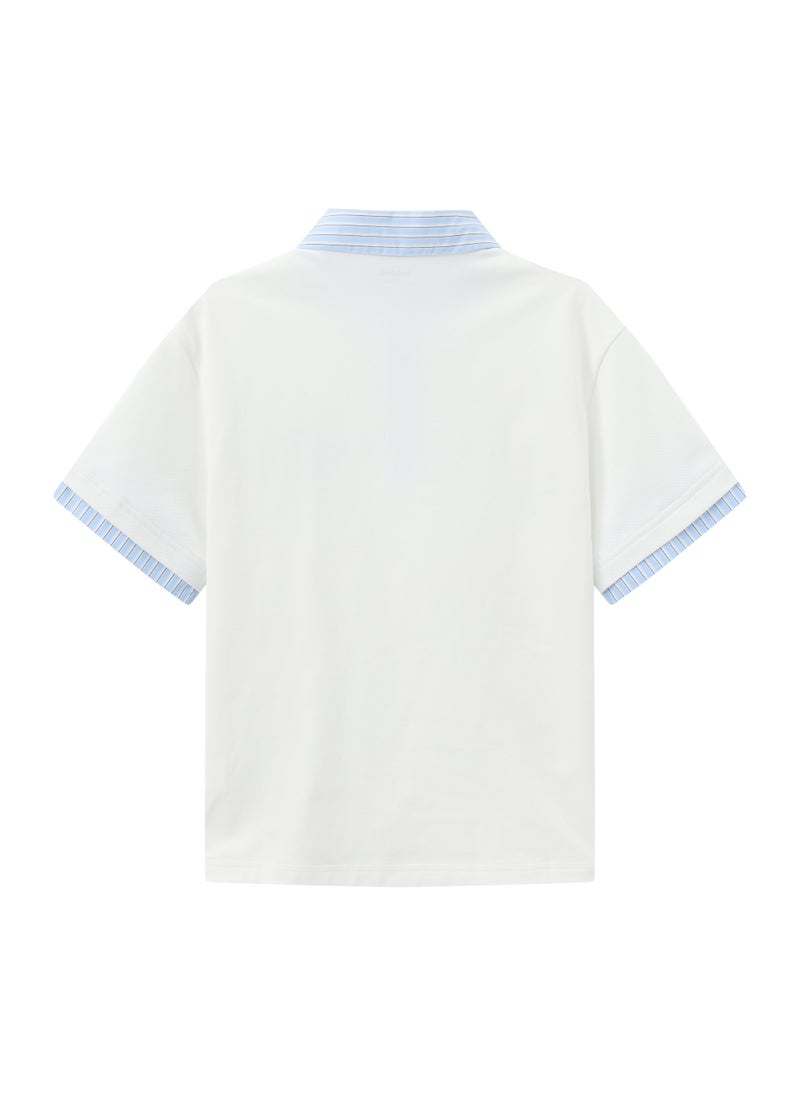 Balabala Kids Boys Lapel short-sleeved T-shirt - Image 2