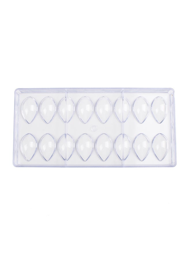 قالب شوكولاتة 16 تجويف شفاف 28x14x4سم - Image 3