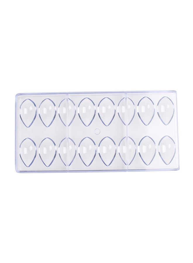 قالب شوكولاتة 16 تجويف شفاف 28x14x4سم - Image 1