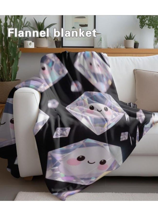 عام بطانية رقيقة من الفانيلا (حرارة ومريحة، ومناسبة للنوم واستخدام اللعبة والغبار والرمل) 150 سم * 200 سم - 393 - Image 1