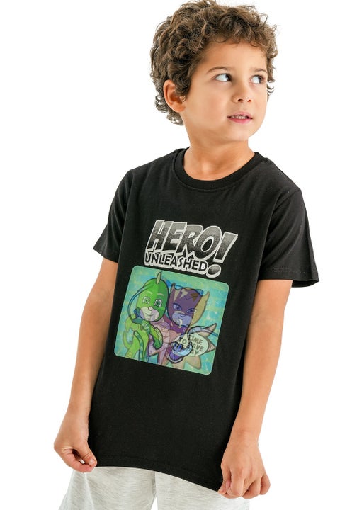 Boy Hero Printed Summer T-shirt