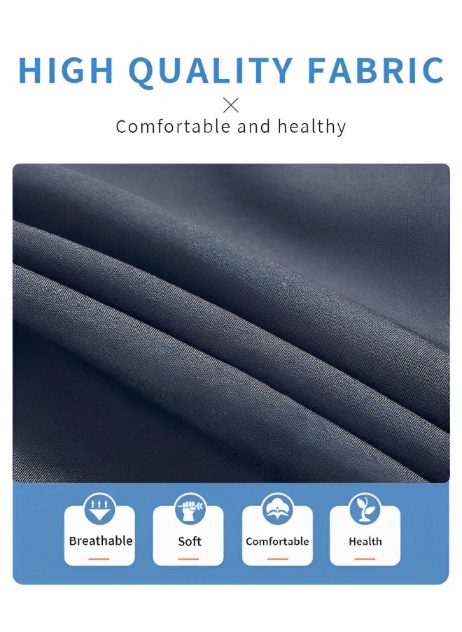 GROIC Men's Running Athletic Workout Sports 2 in 1 Running Shorts Quick Dry Lightweight Gym Athletic Workout Shorts for Men with Phone Pockets  - Image 3
