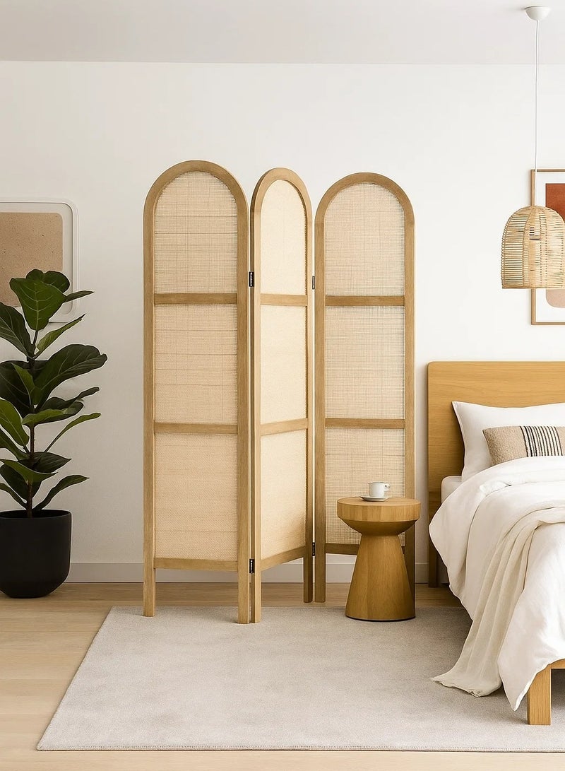 لوفت سانا، شاشة تقسيم، طول 120 × عرض 1.7 × ارتفاع 170 سم، طبيعي، راتان-178720 - Image 1