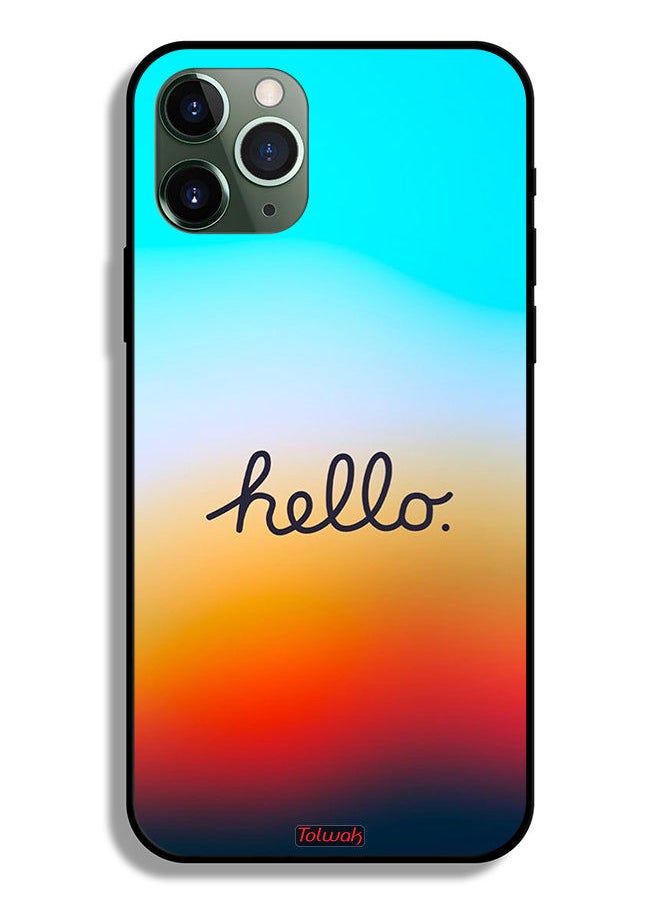 Tolwak Apple iPhone 11 Pro Max Protective Case Hello  - Image 2
