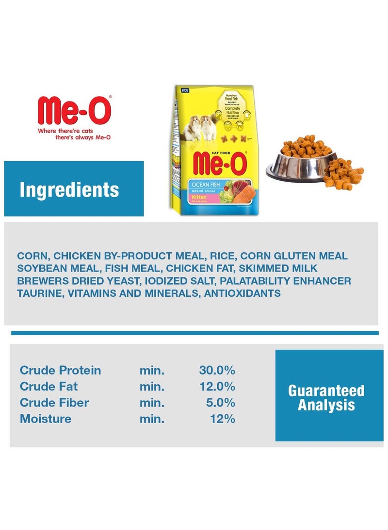 Me-O Cat Food Kitten Ocean Fish 400G - Image 3