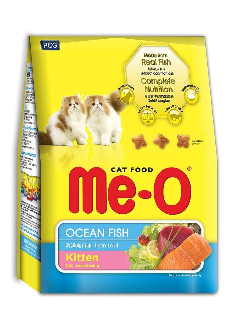 Me-O Cat Food Kitten Ocean Fish 400G - Image 1