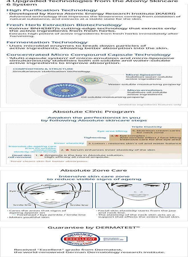 ATOMY كريم أتموي المطلق لعيون معقد لتقليل ظهور علامات الشيخوخة والتجاعيد - Image 4
