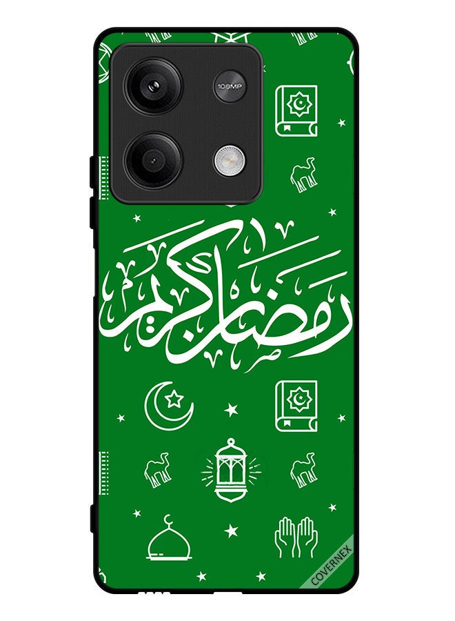 Covernex Protective Case Cover For Xiaomi Redmi Note 13 Ramadan Kareem Green - Image 1