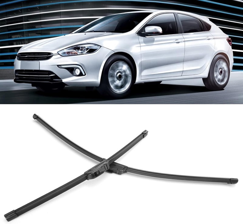 klarako Windshield Wiper Blades, 2pcs Front Bracketless Wiper Windscreen Wiper Accessory for Ottimo - Image 5