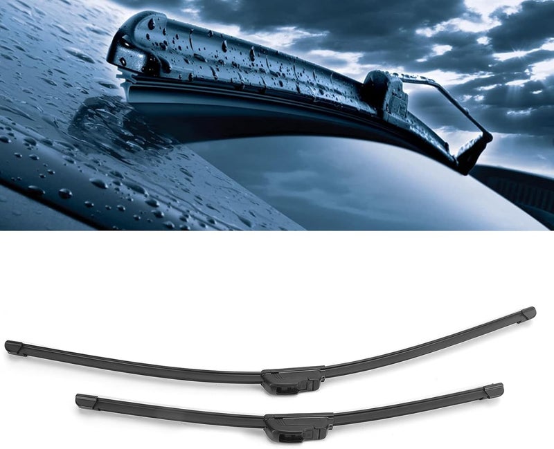 klarako Windshield Wiper Blades, 2pcs Front Bracketless Wiper Windscreen Wiper Accessory for Ottimo - Image 3