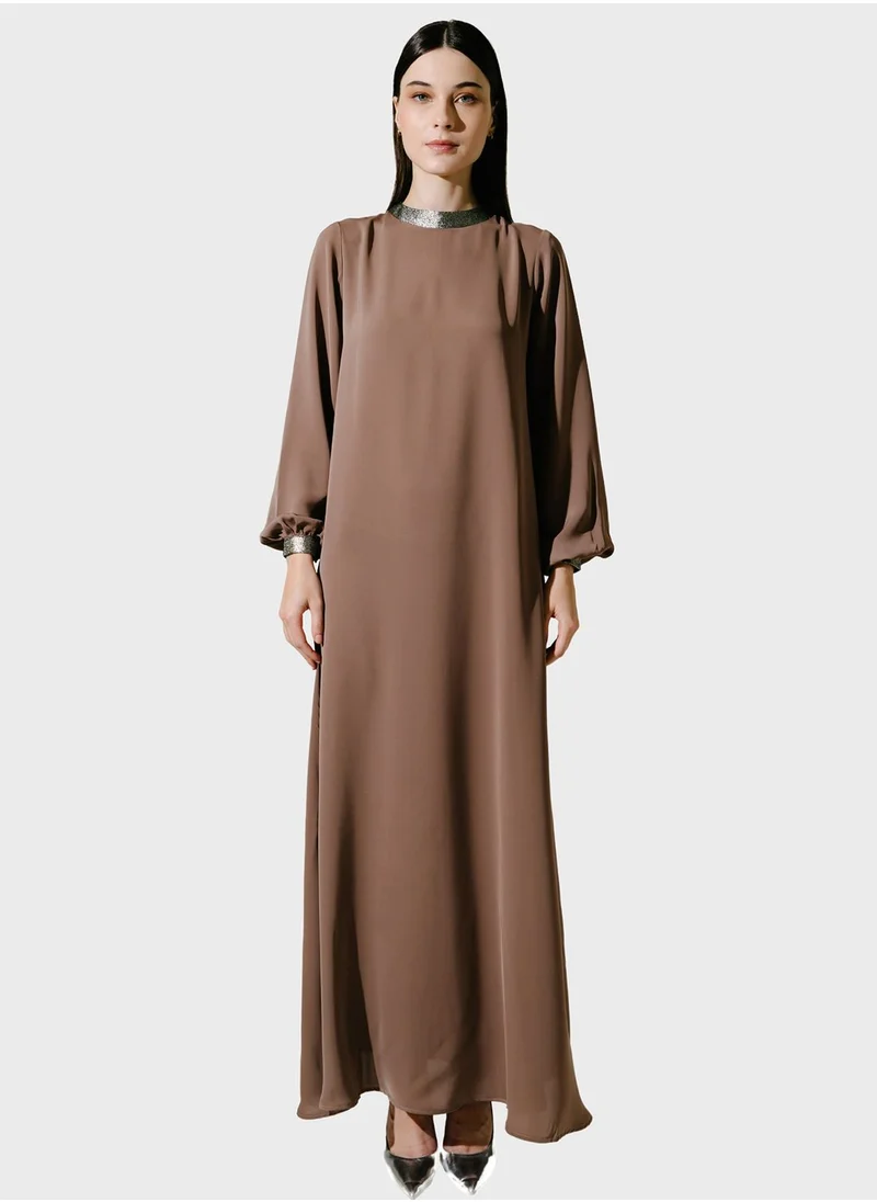 ديميور Puff Sleeve Kaftan