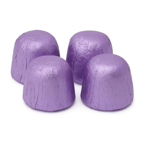 Esslly Purple Embossed Aluminum Foil Chocolate Wrappers | Luxurious 7x10 Sheets | Pack of 200 | Add a Touch of Elegance and Elevate Your Chocolates with Premium Wrapping - Image 3