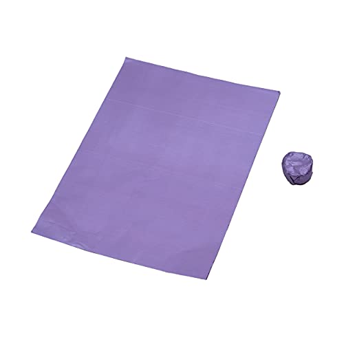 Esslly Purple Embossed Aluminum Foil Chocolate Wrappers | Luxurious 7x10 Sheets | Pack of 200 | Add a Touch of Elegance and Elevate Your Chocolates with Premium Wrapping - Image 1