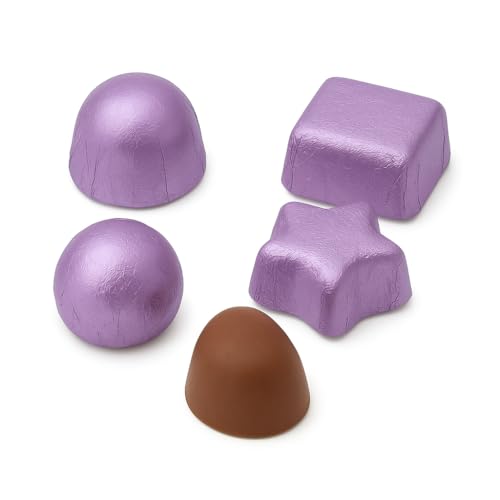 Esslly Purple Embossed Aluminum Foil Chocolate Wrappers | Luxurious 7x10 Sheets | Pack of 200 | Add a Touch of Elegance and Elevate Your Chocolates with Premium Wrapping - Image 5