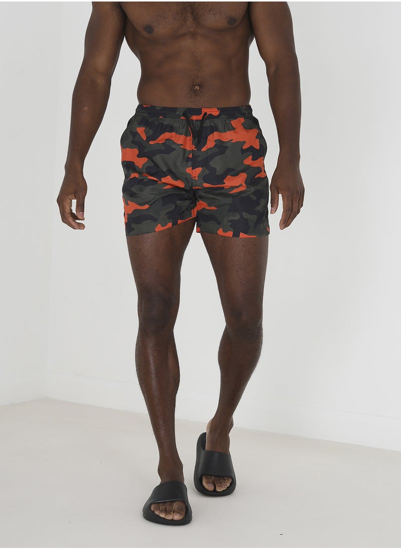 BRAVE SOUL Printed Swimshorts  - Image 1