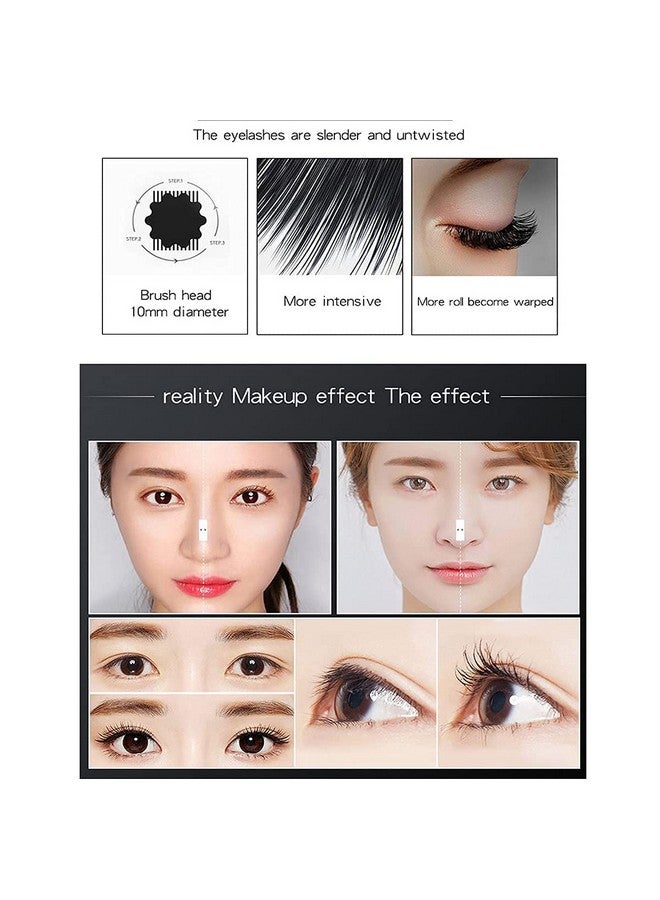 VeniCare 4D Silk Fiber Lash Mascara Liquid Extension Makeup Eye Lash Kit Luxuriously Longer Thicker Voluminous Eyelashes Waterproof Smudge-Proof Natural No Clumping Smudging Lasting All Day 2 Pack - Image 3