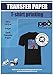 Photo Paper Direct Photo Paper Direct PPD Inkjet PREMIUM Iron-On Dark T Shirt Transfers Paper LTR 8.5x11" Pack of 5 Sheets (PPD-4-5)  - Image 2