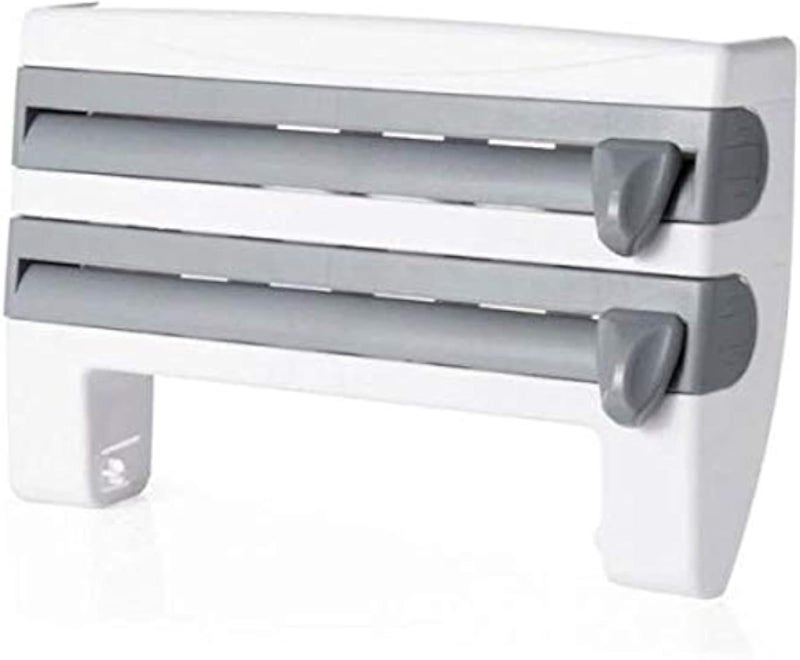 Kitchen Organizer Cling Film Sauce Bottle Storage Rack Tin Foil Paper Towel Holder Kitchen Shelf Plastic Wrap Cutting