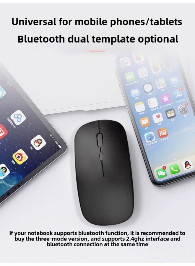 Wireless Silent Voice Mouse Charging Bluetooth For Apple Huawei Xiaomi Lenovo Asus Laptop-Specifications:White/wireless Version  - Official Standard Configuration - Image 4