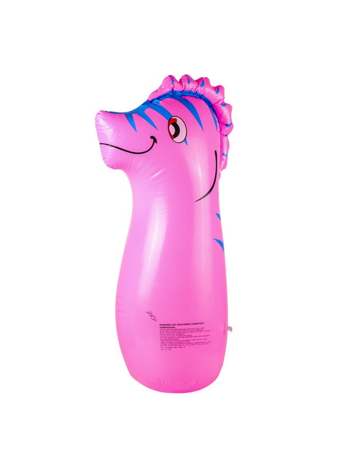 PVC Classic Cute Dolphin Penguin Inflatable Tumbler Sand 90cm Inflatable Animal Toys Wholesale-Color:Deer  - Image 3