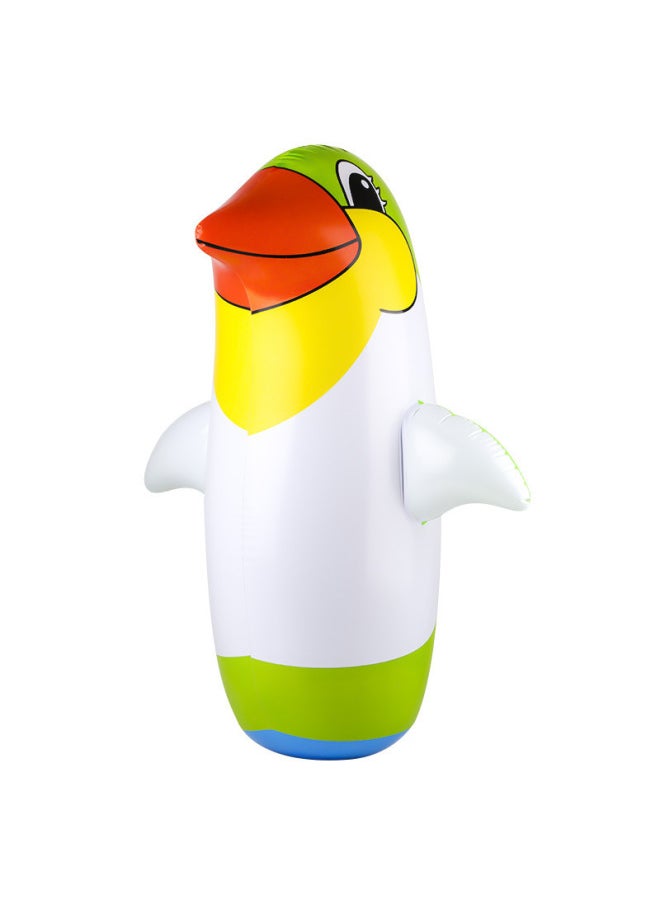 PVC Classic Cute Dolphin Penguin Inflatable Tumbler Sand 90cm Inflatable Animal Toys Wholesale-Color:Deer  - Image 2