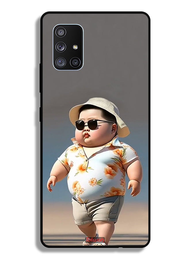 Tolwak Samsung Galaxy A71 5G Protective Case Cover Fatty Stylish Baby Boy - Image 1