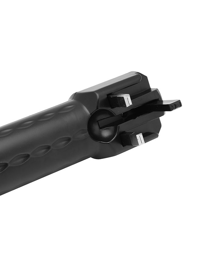 GEEPAS Rechargeable LED Flashlight with Hyper Bright 1W Hi-Power LED Light, Built-in 400mAh Lead Acid Battery, Black 5.5x31cm - Image 4