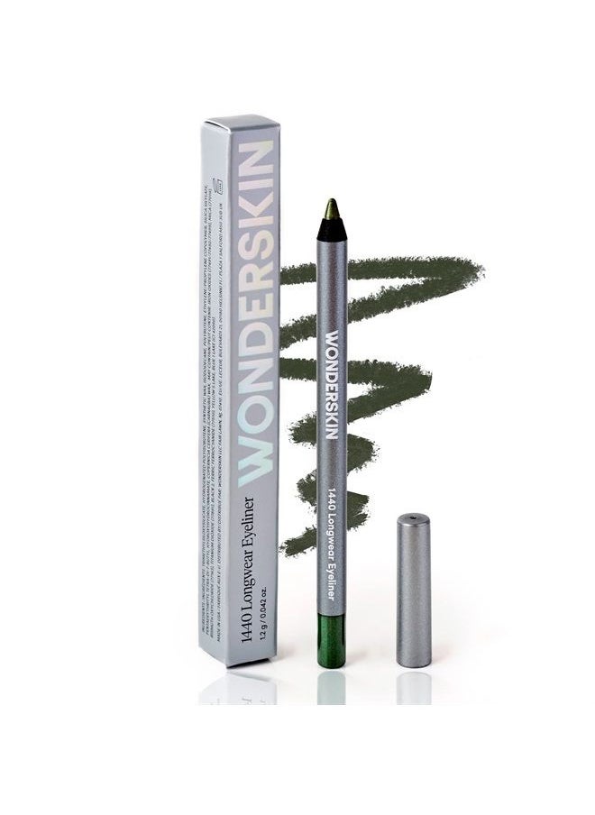 Wonderskin - 1440 Longwearwear Waterproof Eyeliner Pencil, Smudge Proof Pencil Eyeliner, Eye Pencils For Women, Long Lasting Eye Makeup (Olive) - Image 1