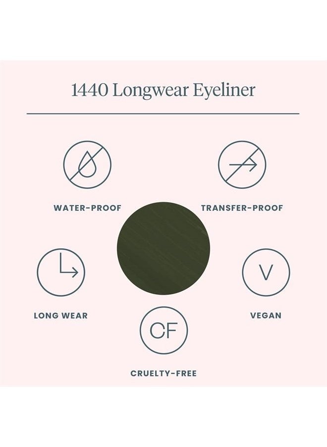 Wonderskin - 1440 Longwearwear Waterproof Eyeliner Pencil, Smudge Proof Pencil Eyeliner, Eye Pencils For Women, Long Lasting Eye Makeup (Olive) - Image 1