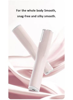 Generic Ultrasonic Shaver With 2 Refill Blades, Instant Skin Texture Improvement, Fine Lines & Wrinkle Reduction,  Skin Brightening and Smoothing Device (Pink)  - Image 5