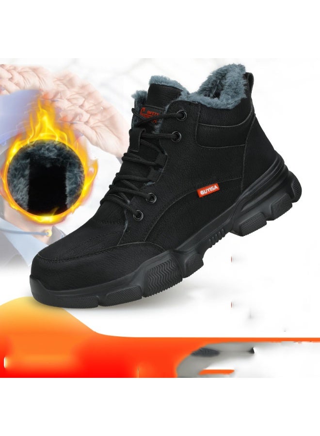 GUYISA أحذية عمل مقاومة للماء أحذية أمان بنعل فولاذي للرجال أحذية رياضية خفيفة الوزن أحذية أمان للرجال أحذية واقية بأصابع فولاذية - Image 1