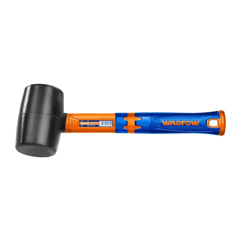 WADFOW Rubber Hammer Rubber Mallet with ShockAbsorbing Fibreglass Handle Textured Cushion Grip WITH 1 YEAR SERVICE WARRANTY - Image 1