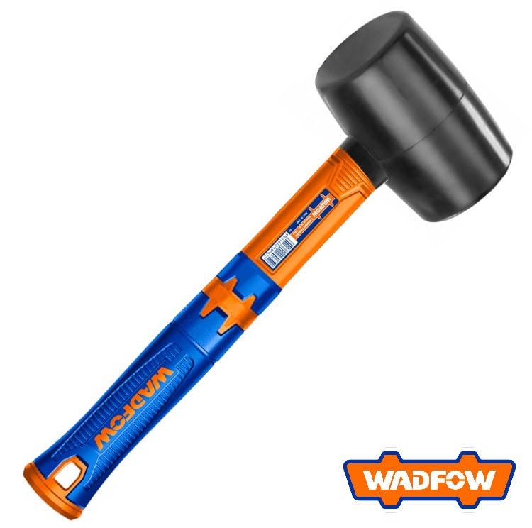 WADFOW Rubber Hammer Rubber Mallet with ShockAbsorbing Fibreglass Handle Textured Cushion Grip WITH 1 YEAR SERVICE WARRANTY - Image 2