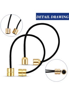 Civaner 2 Pcs Begleri Fidget Beads Copper Worry Fidget Beads Worry Beads Begleri Beads Begleri Fidget Toy Cylinder And Bell Shaped Bead Handmade Novelty And Gag Toys For Men Women Relaxation, 7 Inch Long  - Image 5