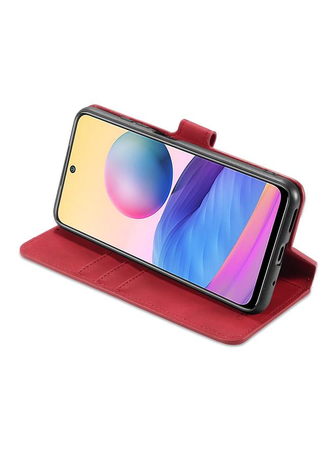 Dg Ming Case For Xiaomi Redmi Note 10 5G Retro Oil Side Horizontal Flip Leather Case with Holder & Card Slots & Wallet - Image 4