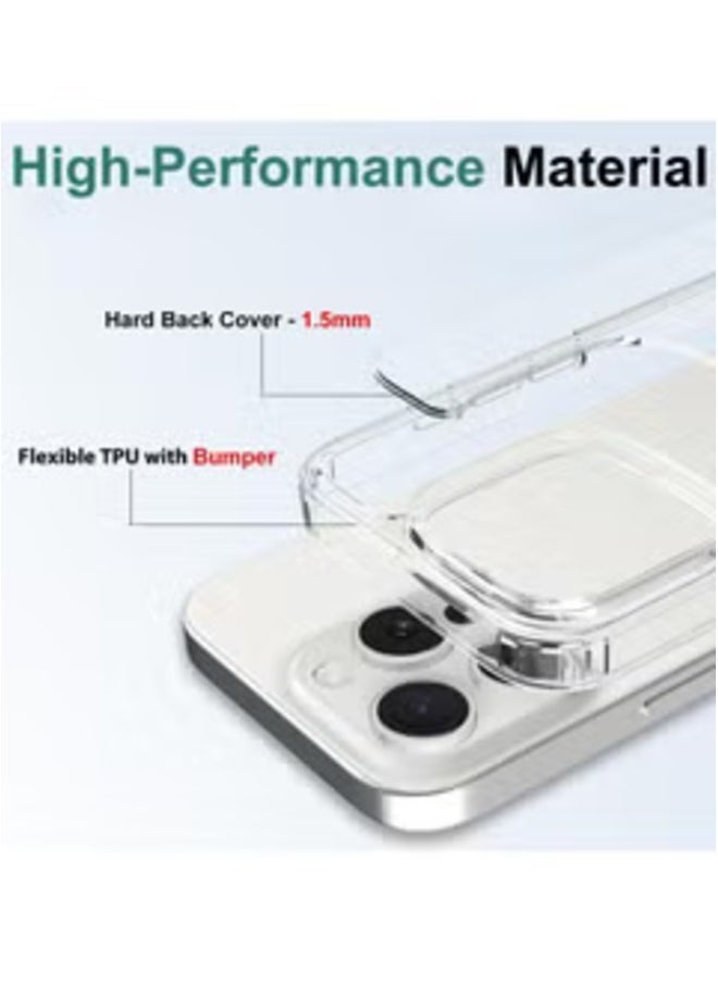 Raxoom iPhone 16 Pro 6.3 inch Slim Crystal Clear TPU Case – Shockproof, Anti-Scratch Protective Cover - Image 5