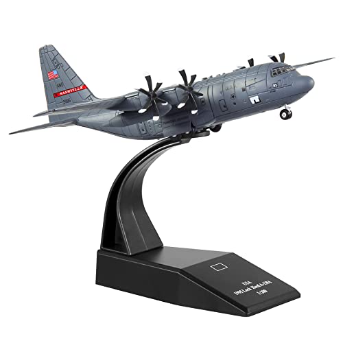 HANGHANG 1200 Military Model Plane C130 Alloy Fighter Plane Model Model Airplane for Collections and Displays - Image 1