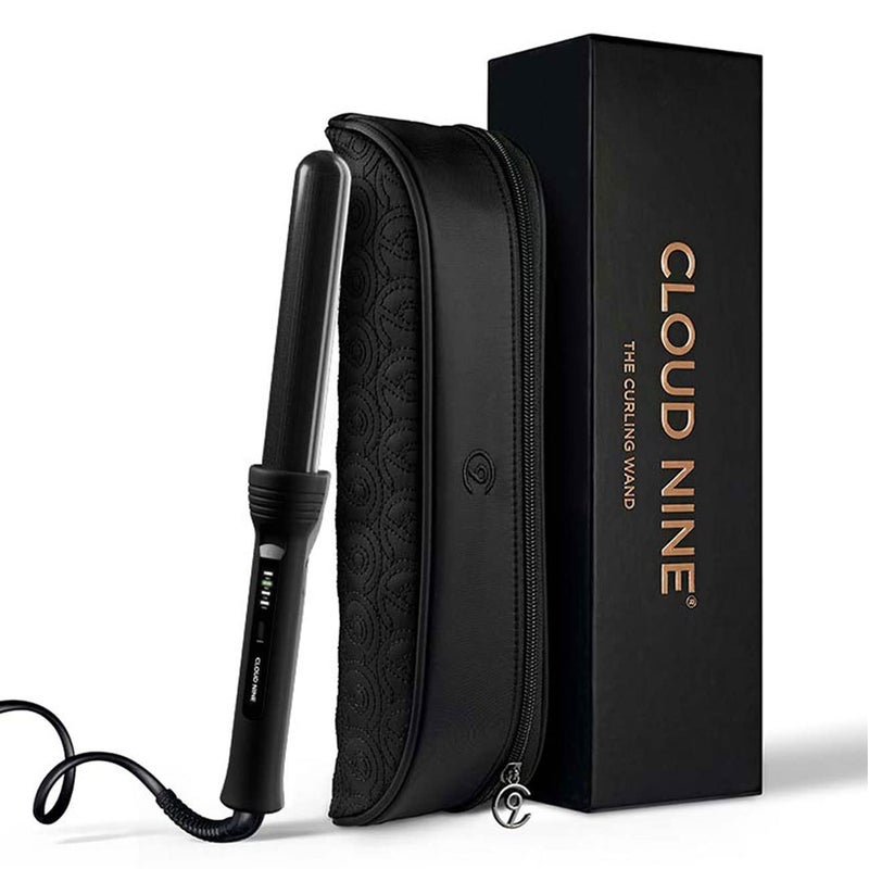 CLOUD NINE CLOUD NINE The Curling Wand Hair Curler | Styling Tool Variable Temperature Control 125°C to 175°C Range of Hair Types Strong Shiny Healthy Results | Ceramic Barrel Pivoting Cord | Quick Heat  - Image 1