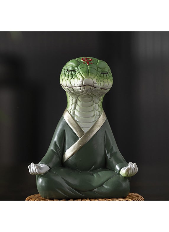 Generic Mini Zen White Fox Succulent Pot Decor Green python 