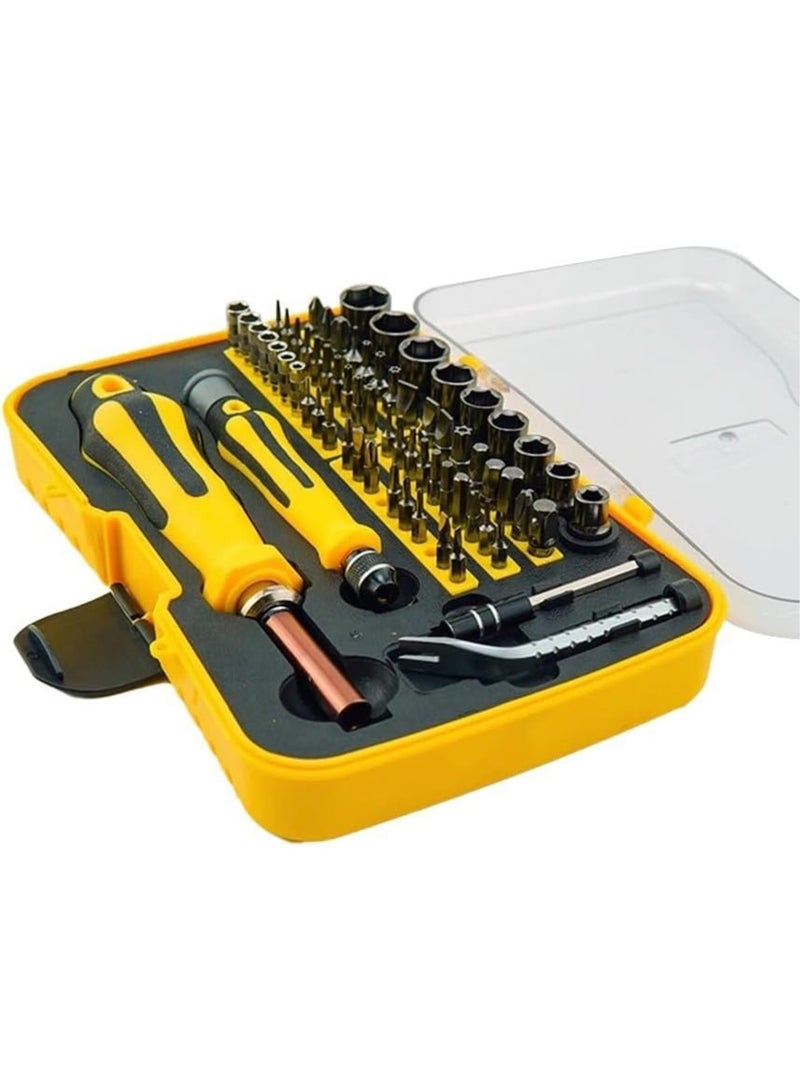 GGOOT Tools Socket Screwdriver Set,70 In 1 Screw Driver,Hex Tweezers Repair Tool,Portable Hardware Tools - Image 4