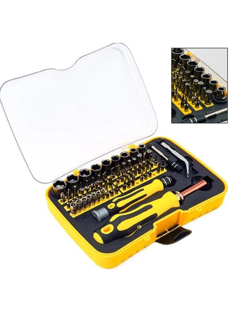 GGOOT Tools Socket Screwdriver Set,70 In 1 Screw Driver,Hex Tweezers Repair Tool,Portable Hardware Tools - Image 2