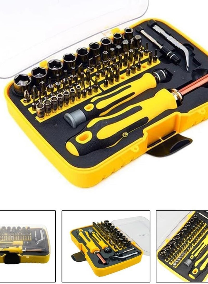 GGOOT Tools Socket Screwdriver Set,70 In 1 Screw Driver,Hex Tweezers Repair Tool,Portable Hardware Tools - Image 3