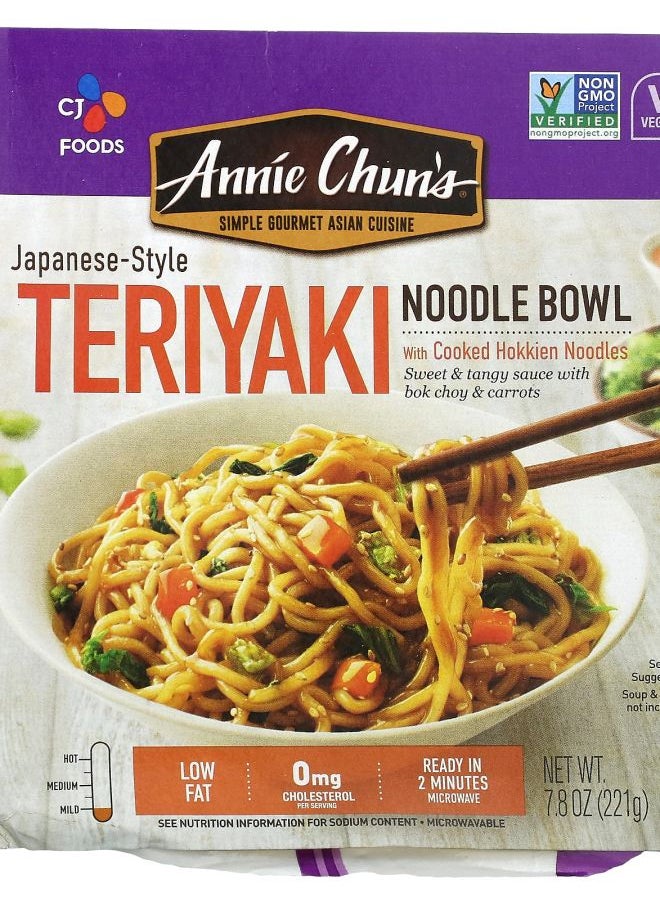 Annie Chun's - Japanese-Style Noodle Bowl Teriyaki Mild 7.8 oz (221 g) - Image 1