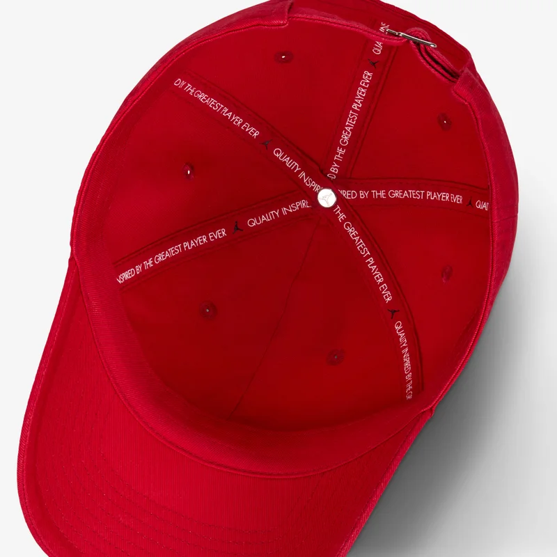 Jordan Red Club Unstructured Curved-Bill Cap  | Best Price UAE