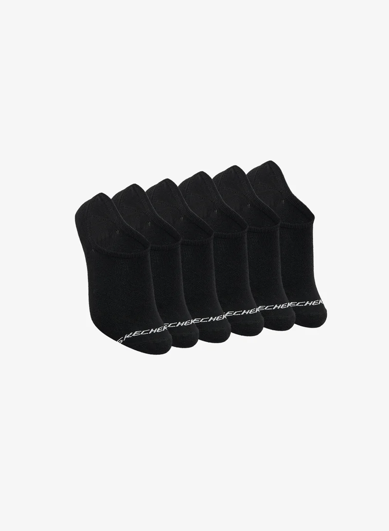 6 Pack Terry No Show  Socks