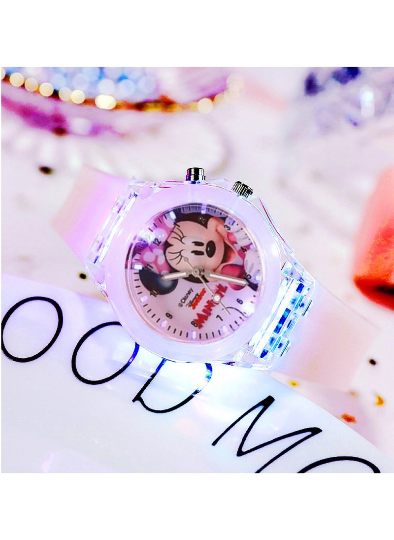 General - Cartoon Digital Watch for Kids, Child Colorful Luminous Cartoon Quartz Wrist Watch - Image 1