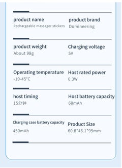 Mini Massager Shoulder, Neck, Lumbar and Full Body Massage Patch Smart Mini Patch Massager Pulse Vibration Meridian Acupoint Massager - pzsku/Z7873D95CA429032C0683Z/45/_/1733120145/e4a8344f-950c-4abb-94cd-0517e30842cb