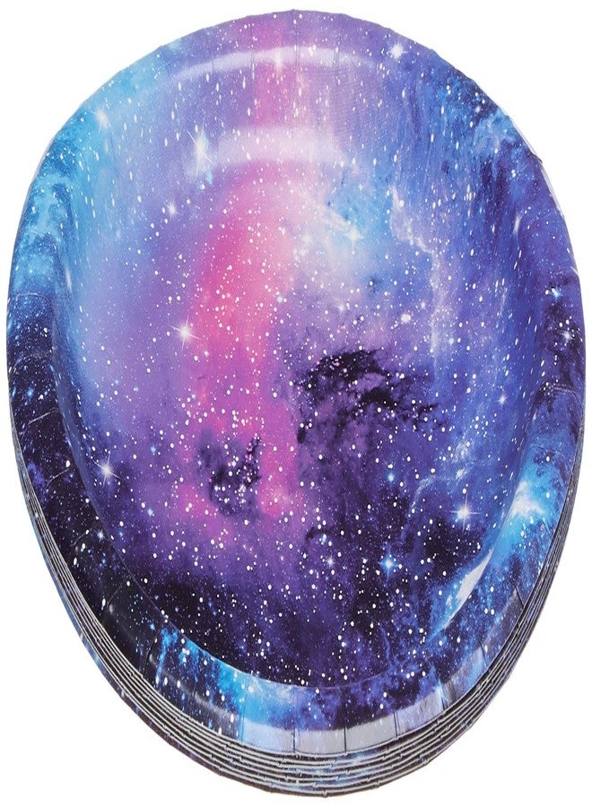 Creative Converting Galaxy Round Paper Dessert Plates - Image 1