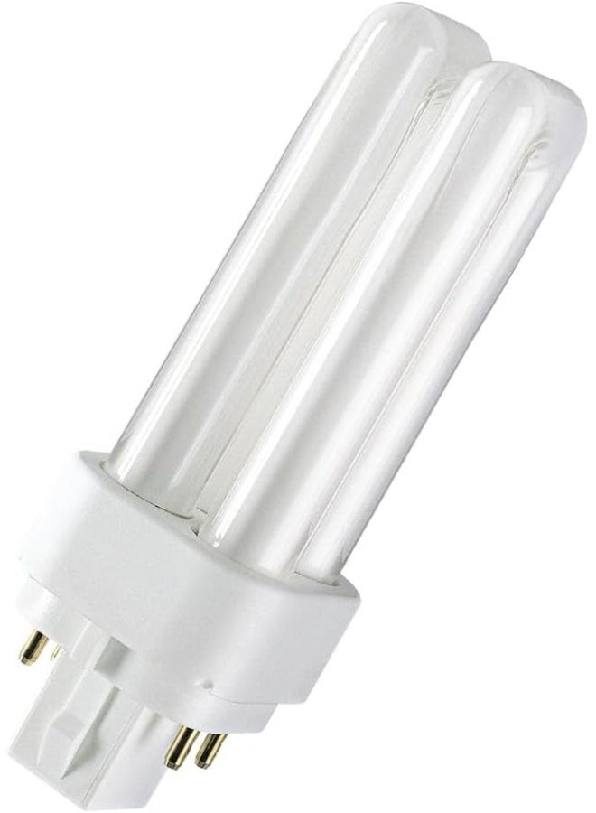 OSRAM Duluxd/E Energy Saver [Quicktronic Ecg] Cflni 2 Tubes 26W 4 Pin Plug In Base G24Q-3 1800 Lm Lumilux -Cool White/Energy Class A - Image 1
